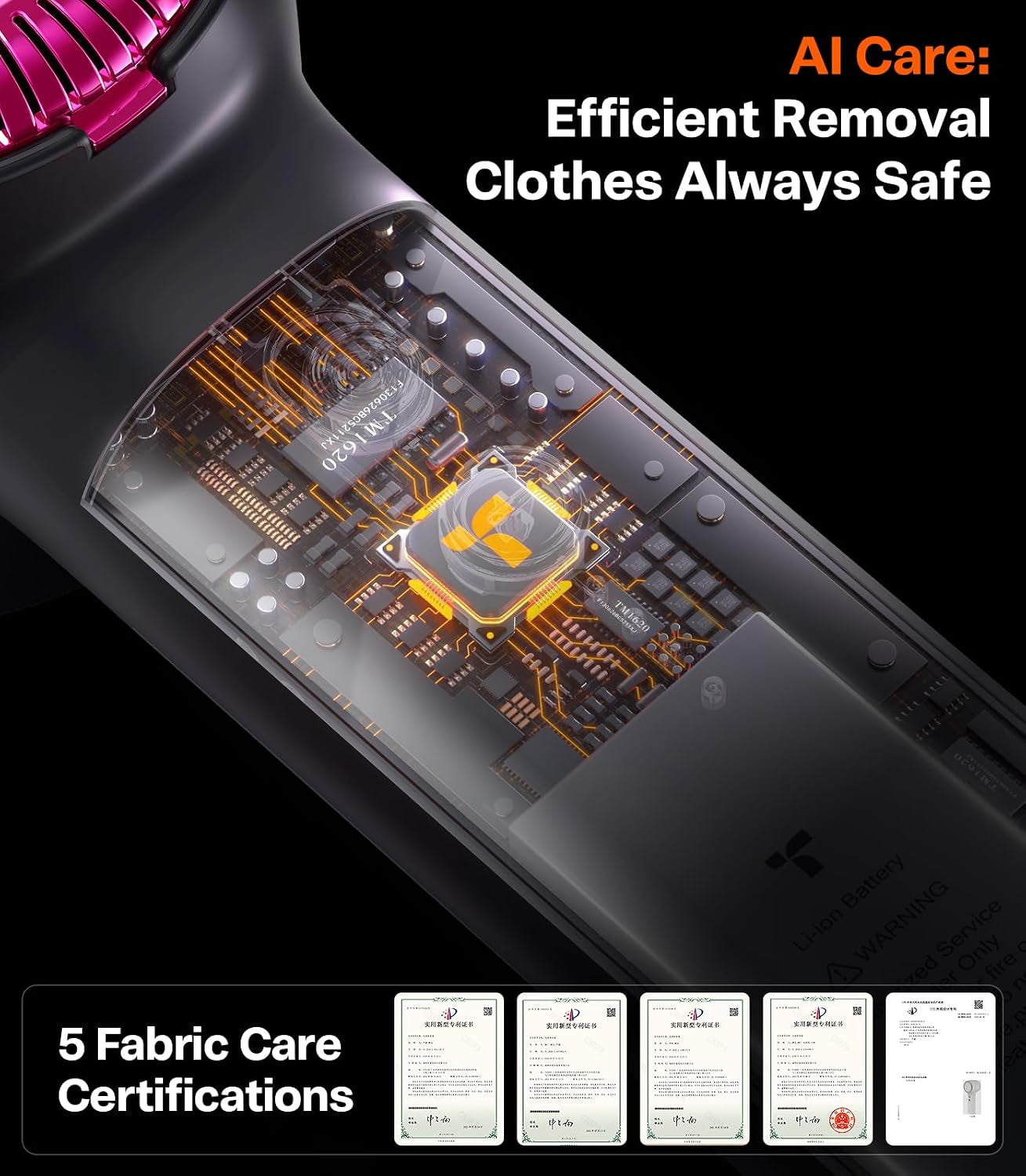 TORRAS Rechargeable Fabric Shaver Electric Lint Remover 3-Speed Remove Fuzz, Pilling for Cashmere, Wool, Clothes, Sweater, Coat, Furniture, Clothes Depiller with Replacement Blades