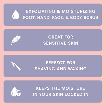 Arabica Coffee Body Scrub - Moisturizing and Exfoliating for Body, Face, Hand, Foot - Fights Stretch Marks, Fine Lines, Wrinkles - Great Gifts for Women & Men - 10 Oz